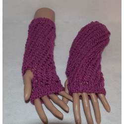 Stulpen - fingerlose Handschuhe - Lochmuster